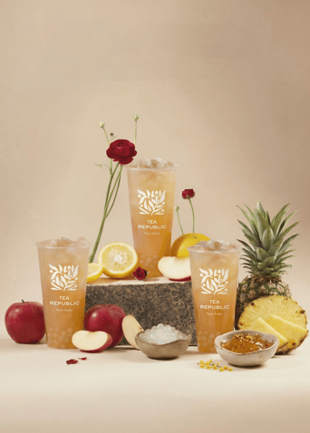 Crimson Apple Fruit Tea Poster V2.1 [A5] [Print With Bleed] (1)