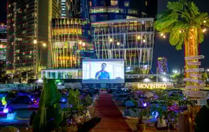 Movin Bed Outdoor Bed Cinema Experience