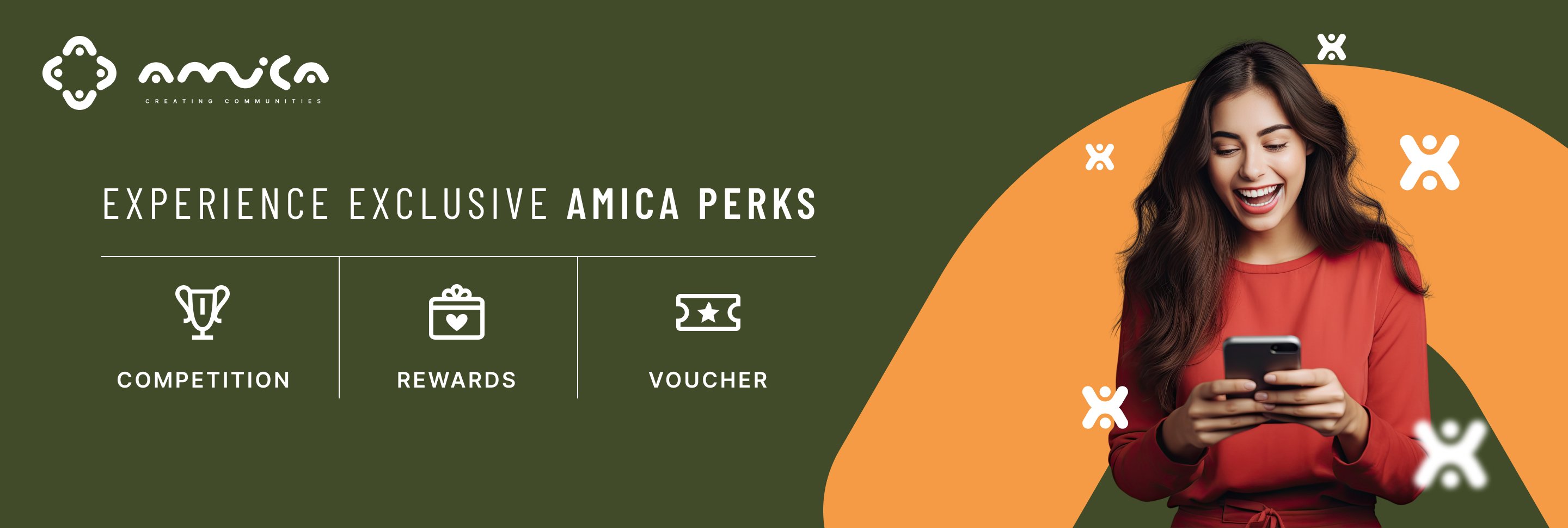 Amica Perks web banner